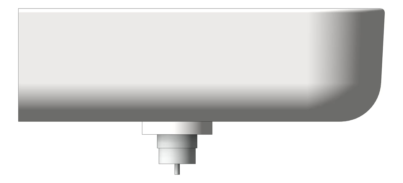 Left Image of Basin WallHung GalvinEngineering GalvinAssist NoOverflow Left