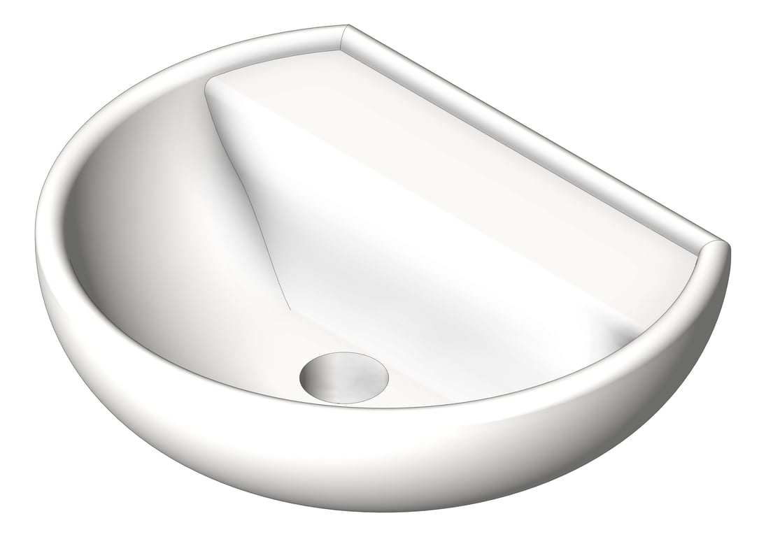 Image of Basin WallHung GalvinEngineering KoloRekord 50cm