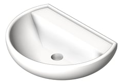 3D Shaded Image of Basin WallHung GalvinEngineering KoloRekord 60cm