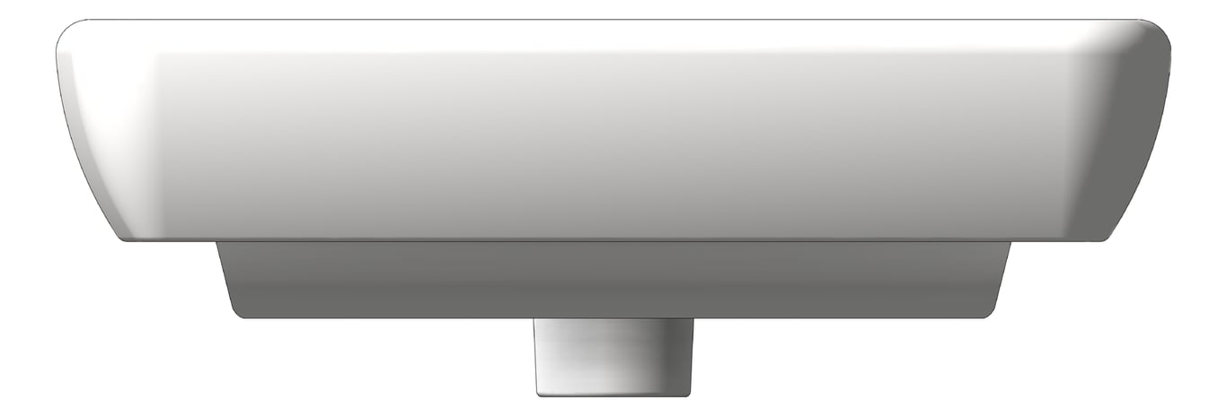 Front Image of Basin WallHung GalvinEngineering SelnovaSquare 50cm