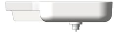 Front Image of Basin WallHung Galvin GalvinAssist Accessible Right