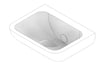 3D Documentation Image of Basin WallHung Galvin GalvinAssist Contour21 500 RearWaste