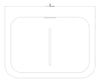 Plan Image of Basin WallHung Galvin GalvinAssist Contour21 500 RearWaste