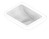 3D Documentation Image of Basin WallHung Galvin GalvinAssist Contour21 600 RearWaste