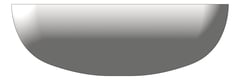 Front Image of Basin WallHung Galvin GalvinAssist Contour21 600 RearWaste