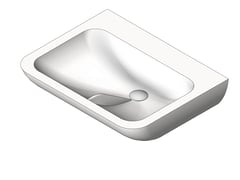 3D Shaded Image of Basin WallHung Galvin GalvinAssist Contour21 600 StandardWaste