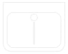 Plan Image of Basin WallHung Galvin GalvinAssist Contour21 600 StandardWaste