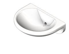 3D Shaded Image of Basin Wall GalvinEngineering Wallgate LigatureResistant RearWaste