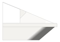 Left Image of Basin Wall Galvin Wallgate LigatureResistant LeftShelf
