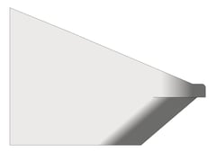 Left Image of Basin Wall Galvin Wallgate LigatureResistant RightShelf