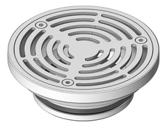 3D Shaded Image of Drain Floor GalvinEngineering HeelGrate