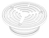 3D Documentation Image of Drain Floor GalvinEngineering SlipSafe Bolted