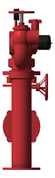 Left Image of DualBooster Hydrant Galvin Pipeset 100mmPipe WAandNT