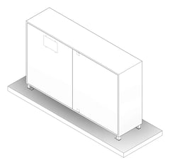 3D Documentation Image of DualBooster Hydrant Galvin SuctionRiser Cabinet