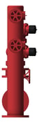 Left Image of QuadBooster Hydrant Galvin Pipeset 150mmPipe WAandNT