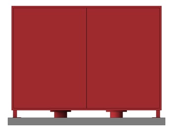 Front Image of QuadBooster SuctionRiser Galvin Cabinet 150mmPipe