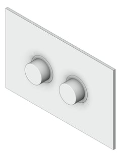 3D Shaded Image of FlushPlate Wall GalvinEngineering GalvinAssist Accessible