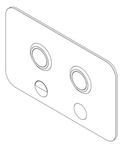 3D Documentation Image of FlushPlate Wall GalvinEngineering GalvinCare Dual