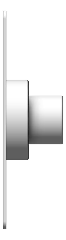 Left Image of FlushPlate Wall GalvinEngineering VandalResistant Dual