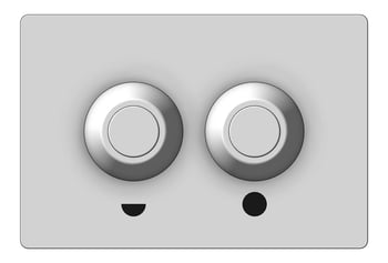 Front Image of FlushPlate Wall Galvin GalvinCare LigatureResistant