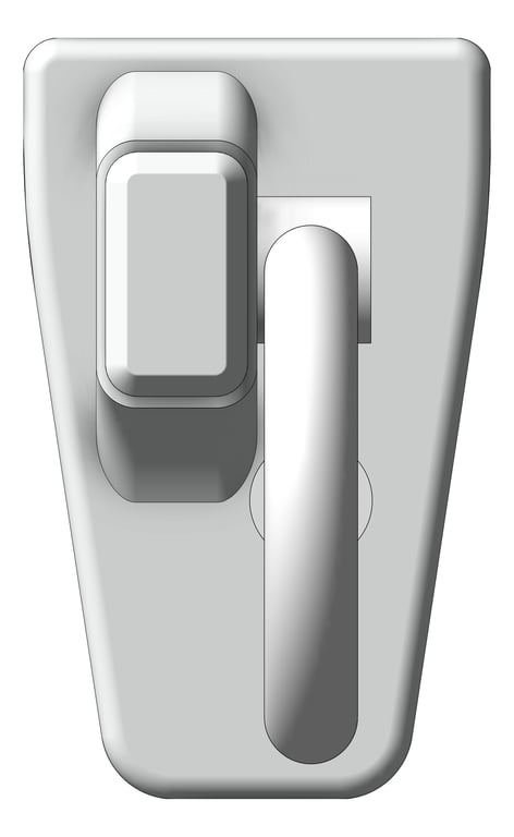 Front Image of GrabRail Wall GalvinEngineering GalvinAssist FoldDown ToiletRollHolder Left