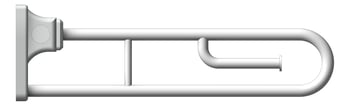 Left Image of GrabRail Wall GalvinEngineering GalvinAssist FoldDown ToiletRollHolder Left