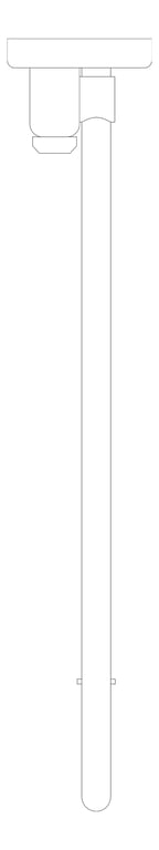 Plan Image of GrabRail Wall GalvinEngineering GalvinAssist FoldDown ToiletRollHolder Left