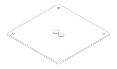 3D Documentation Image of Shower Ceiling Galvin GalvinCare LeadSafe LigatureResistant