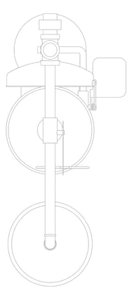 Plan Image of Shower SafetyWashStation GalvinEngineering GalvinSafeAxion Combi