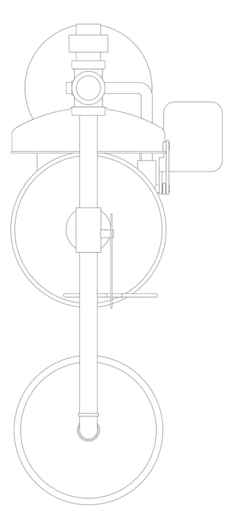 Plan Image of Shower SafetyWashStation GalvinEngineering GalvinSafeAxion Combi