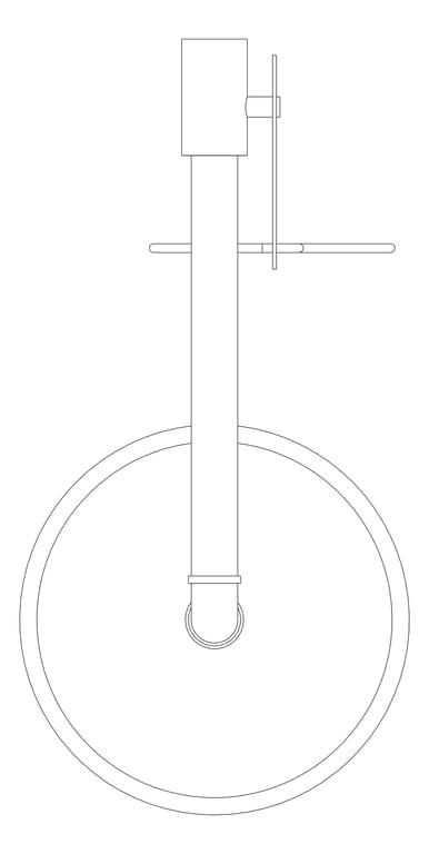 Plan Image of Shower SafetyWashStation GalvinEngineering GalvinSafeAxion PullRod