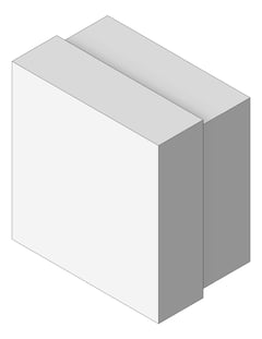 3D Shaded Image of Cabinet Shower Galvin CliniMix Safety TMV