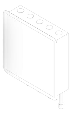 3D Documentation Image of Cabinet Wall GalvinEngineering CliniMix LeadSafe TMV ColdBypass