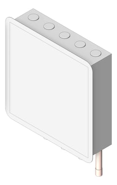 3D Shaded Image of Cabinet Wall GalvinEngineering CliniMix LeadSafe TMV ColdBypass