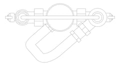 Plan Image of MixerTap Shower Galvin CliniMix Emergency TMV