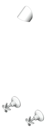 3D Shaded Image of MixerSet Shower GalvinEngineering GalvinCare LeadSafe VandalResistant