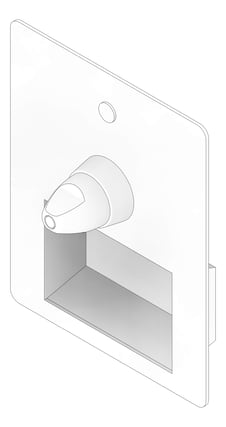 3D Documentation Image of MixerTap Shower GalvinEngineering GalvinCare Wall SoapHolder