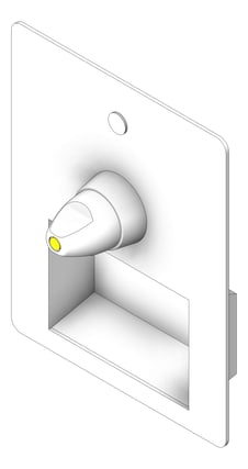 3D Shaded Image of MixerTap Shower GalvinEngineering GalvinCare Wall SoapHolder