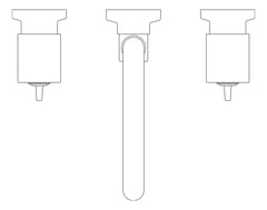 Plan Image of MixerTap Sink GalvinEngineering CliniLever Hospital Gooseneck 190Outlet