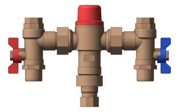 Front Image of MixerTap Wall GalvinEngineering CliniMix LeadSafe