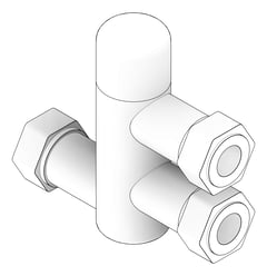 3D Documentation Image of MixerTap Wall GalvinEngineering CliniMix LeadSafe Mini