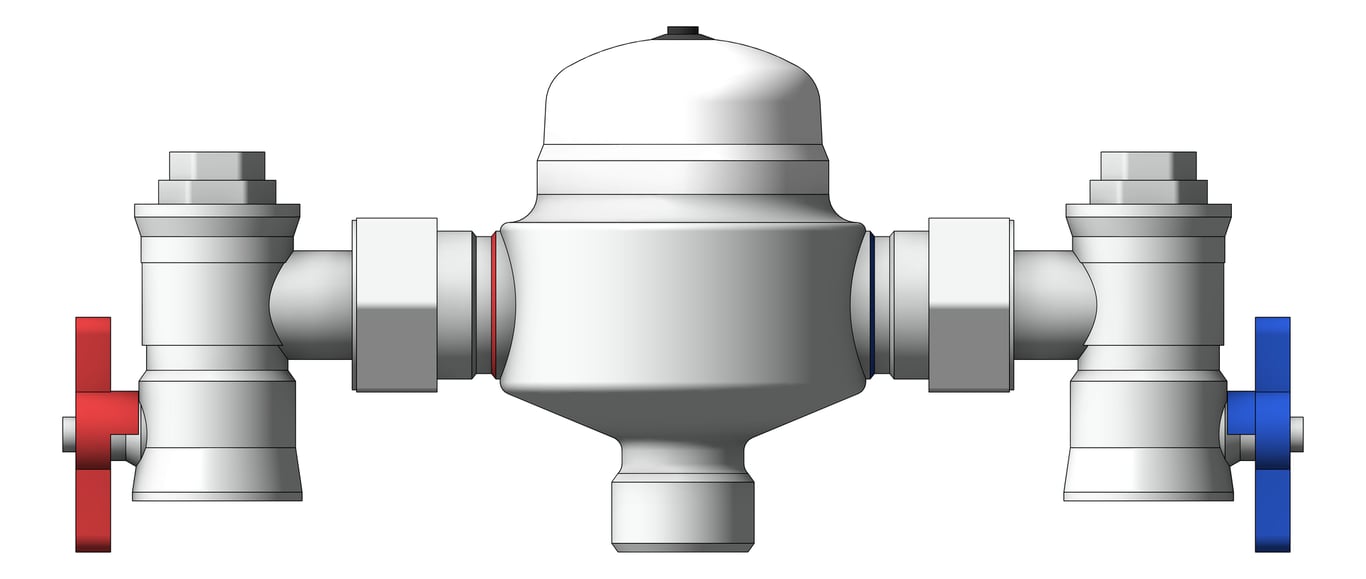 Front Image of MixerTap Wall GalvinEngineering CliniMix LeadSafe TMV2500