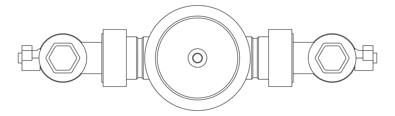 Plan Image of MixerTap Wall GalvinEngineering CliniMix LeadSafe TMV2500