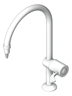 3D Shaded Image of Mixer Hob GalvinEngineering GalvinLab Laboratory Fixed LeverHandle