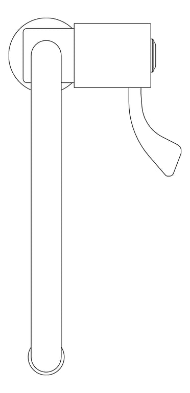 Plan Image of Mixer Hob GalvinEngineering GalvinLab Laboratory Fixed LeverHandle