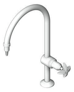 3D Shaded Image of Mixer Hob GalvinEngineering GalvinLab Laboratory Fixed Type16 Left