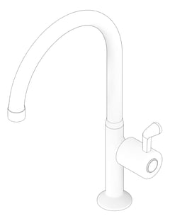 3D Documentation Image of Mixer Hob GalvinEngineering GalvinLab Laboratory LeadSafe Fixed LeverHandle