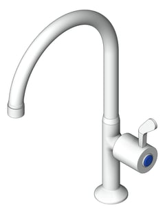 3D Shaded Image of Mixer Hob GalvinEngineering GalvinLab Laboratory LeadSafe Fixed LeverHandle