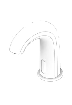 3D Documentation Image of Mixer Hob Galvin Flomatic Flamingo LeadSafe Battery