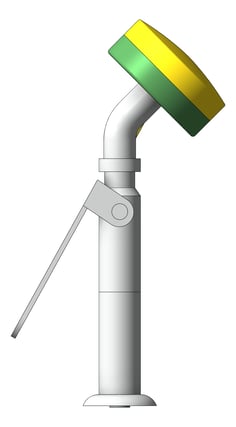 Left Image of Mixer SafetyWashStation GalvinEngineering GalvinSafeAxion Axion EyeFace